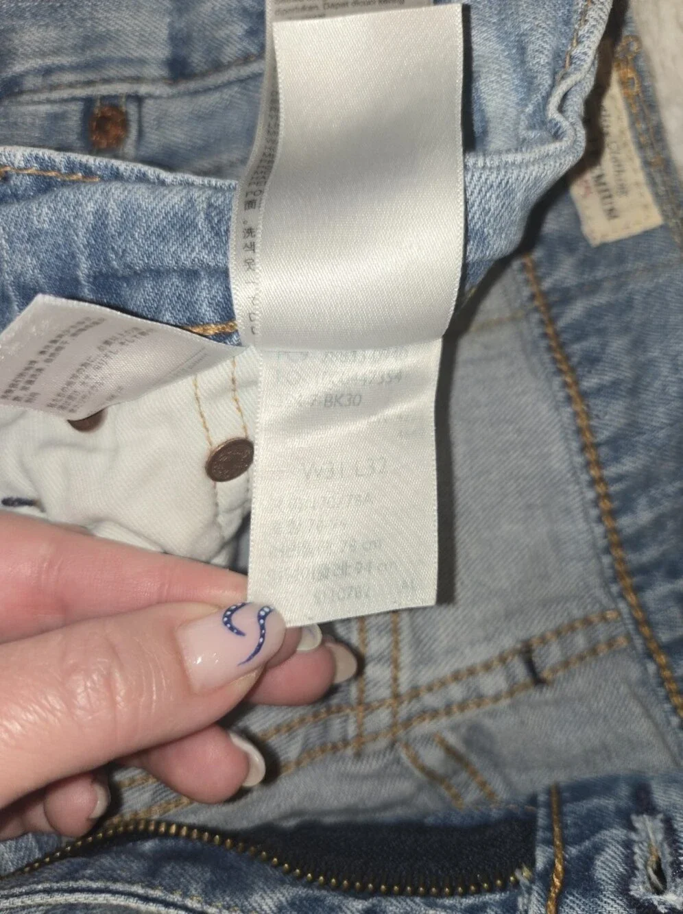 Big E Levi's Premium Denim Jeans (W31 L32) Light Wash Premium Classic